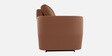 Collet V2 Leatherette 3 Seater Sofa In Tofee & Dark Grey Colour