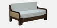 Colmar Dove Off Whitel Fabric 3 Seater Pull Out Sofa Cum Bed In Tubbaq Finish