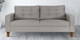Cologne Fabric 3 Seater Sofa in Grey Colour