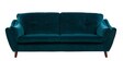 Colorado Velvet 3 Seater Sofa in Bottle Green Colour