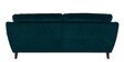Colorado Velvet 3 Seater Sofa in Bottle Green Colour