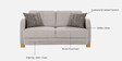 Columbia Fabric 2 Seater Sofa in Grey Colour