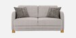 Columbia Fabric 2 Seater Sofa in Grey Colour