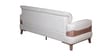 INFINITY Upholstery 3 Seater Sofa In Taupe Colour With Walnut Brown Finish INFINITY Upholstery 3 Seater Sofa In Taupe Colour With Walnut Brown Finish