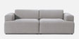 Comfort Haven 2 Seater Sofa In Dark Grey Color