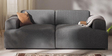 Comfort Haven 2 Seater Sofa In Grey Color