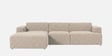 Comfort Haven 3 Seater RHS L Shaped Sofa In Mouse Grey Color