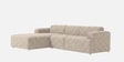 Comfort Haven 3 Seater RHS L Shaped Sofa In Mouse Grey Color