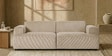 Comfort Haven Fabric 2 Seater Sofa In Beige Colour