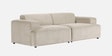 Comfort Haven Fabric 2 Seater Sofa In Beige Colour