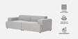 Comfort Haven Fabric 2 Seater Sofa In Grey Colour
