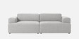 Comfort Haven Fabric 2 Seater Sofa In Grey Colour