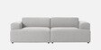 Comfort Haven Fabric 2 Seater Sofa In Grey Colour