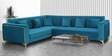 Comfy Couch LHS Sectional 6 Seater Sofa In Teal Green Color