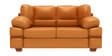 Conforto 2 Seater Sofa In Tan Brown Colour