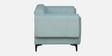 Consalvo Faux Fur Fabric 3 Seater Sofa In Baby Blue Colour