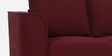 Conseja Fabric 2 Seater Sofa In Garnet Red Colour