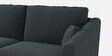 Consuel Velvet RHS Sectional Sofa (2 + Lounger) in Carbon Grey Colour
