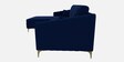 Consuel Velvet RHS Sectional Sofa (2 + Lounger) in Midnight Blue Colour