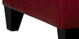 Convi Leatherette 3 Seater Sofa in Blood Maroon Colour