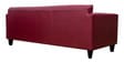 Convi Leatherette 3 Seater Sofa in Blood Maroon Colour