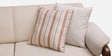 Corvin Fabric 2 Seater sofa with Wooden Armrests in Beige Colour Corvin Fabric 2 Seater sofa with Wooden Armrests in Beige Colour