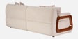 Corvin Fabric 3 Seater sofa with Wooden Armrests in Beige Colour Corvin Fabric 3 Seater sofa with Wooden Armrests in Beige Colour