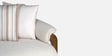 Corvin Fabric 3 Seater sofa with Wooden Armrests in Beige Colour