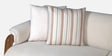 Corvin Fabric 3 Seater sofa with Wooden Armrests in Beige Colour