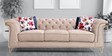 Cosmin Sofa 3 Seater in Beige Colour