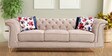 Cosmin Sofa 3 Seater in Beige Colour