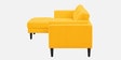 Creata Fabric Rhs Sectional Sofa (2+Lounger) In Bold Yellow Colour