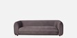 Costal Fabric 3 Seater Sofa in Brown Colour
