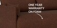 Cozy Chic Boucle 2 Seater Sofa In Burgundy Colour