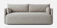 Cozy Chic Boucle 2 Seater Sofa In Grey Colour