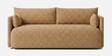 Cozy Chic Boucle 2 Seater Sofa In Mustard Colour