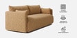 Cozy Chic Boucle 2 Seater Sofa In Mustard Colour