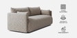 Cozy Chic Boucle 3 Seater Sofa In Brown Colour
