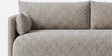 Cozy Chic Boucle 3 Seater Sofa In Brown Colour