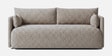 Cozy Chic Boucle 3 Seater Sofa In Brown Colour