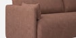 Cozy Chic Boucle 3 Seater Sofa In Burgundy Colour