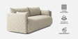 Cozy Chic Boucle 3 Seater Sofa In Cream Colour