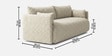 Cozy Chic Boucle 3 Seater Sofa In Cream Colour