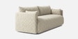Cozy Chic Boucle 3 Seater Sofa In Cream Colour