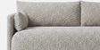 Cozy Chic Boucle 3 Seater Sofa In Grey Colour