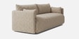 Cozy Chic Boucle 3 Seater Sofa In Soft Sand Colour