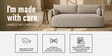 Cozy Chic Boucle 3 Seater Sofa In Soft Sand Colour