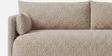 Cozy Chic Boucle 3 Seater Sofa In Soft Sand Colour