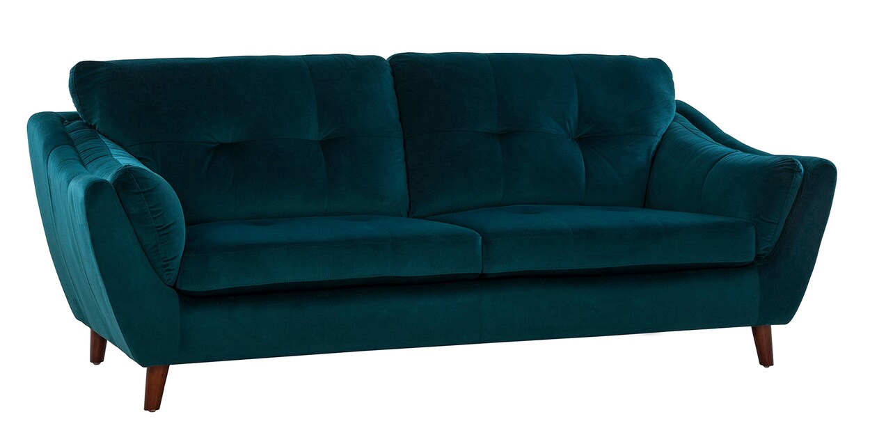 Buy Colorado 3 Seater Sofa in Bottle Green Colour by Urban Living