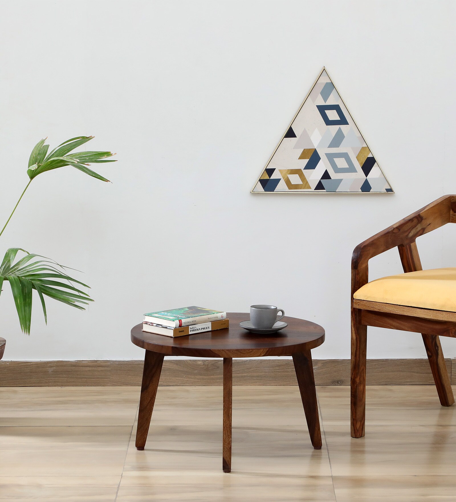 Cobb Sheesham Wood Coffee Table In Provincial Teak Finish